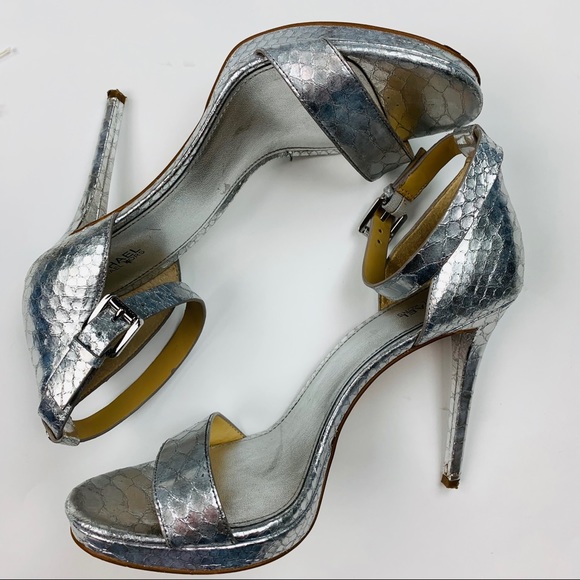 michael kors metallic sandals